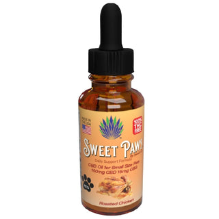 Sweet Paws Small Pet CBD Oil - 150 CBD - 15mg CBG (30ml)