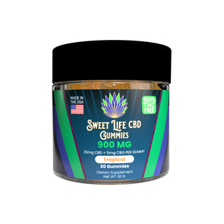 CBD Gummies Tropical 750mg CBD 150mg CBG