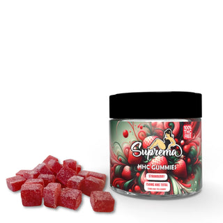 Strawberry HHC Gummies 25mg Per Gummy 30 ct