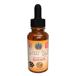 Sweet Paws Small Pet CBD Oil - 150 CBD - 15mg CBG (30ml)