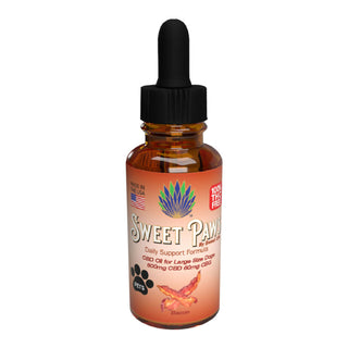 Sweet Paws Large Pet CBD Oil - 600mg CBD - 60mg CBG (30ml)