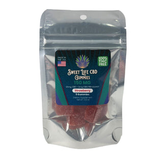 CBD Gummies Strawberry 125mg CBD 25mg CBG