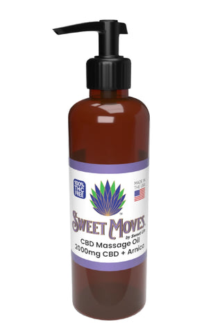 Topicals - Sweet Moves Massage Oil 2000mg