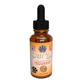 Sweet Paws Large Pet CBD Oil - 600mg CBD - 60mg CBG (30ml)